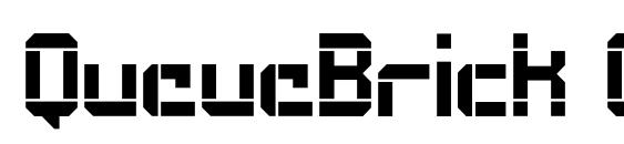 шрифт QueueBrick OpenBold, бесплатный шрифт QueueBrick OpenBold, предварительный просмотр шрифта QueueBrick OpenBold