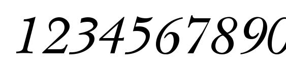 Quibbern italic Font, Number Fonts