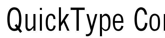 Шрифт QuickType Condensed