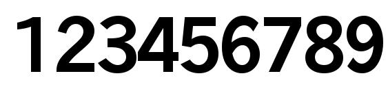 QuickType II Bold Font, Number Fonts