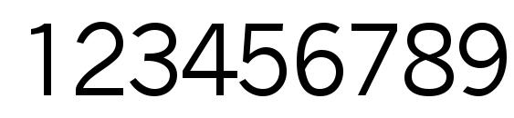 QuickType II Font, Number Fonts