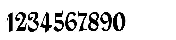 Quigleyw Font, Number Fonts