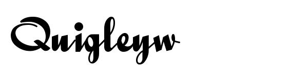 Quigleyw font, free Quigleyw font, preview Quigleyw font