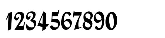 QuigleyWiggly Font, Number Fonts