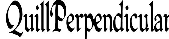 QuillPerpendicularCondensed Font