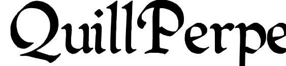 QuillPerpendicularRegular Font