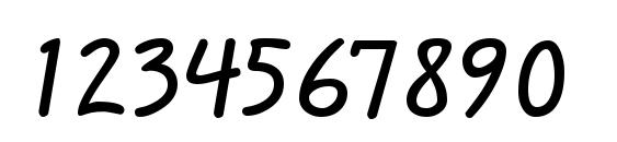 QuillScript Normal Font, Number Fonts