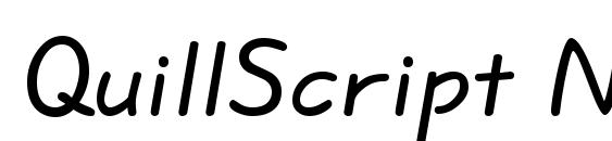 QuillScript Normal Font