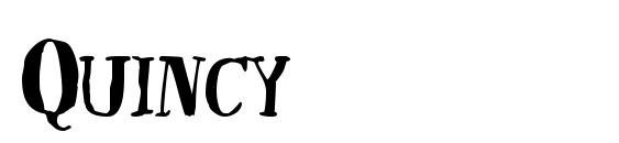 шрифт Quincy, бесплатный шрифт Quincy, предварительный просмотр шрифта Quincy