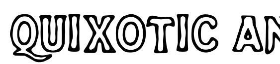 quixotic anke Font