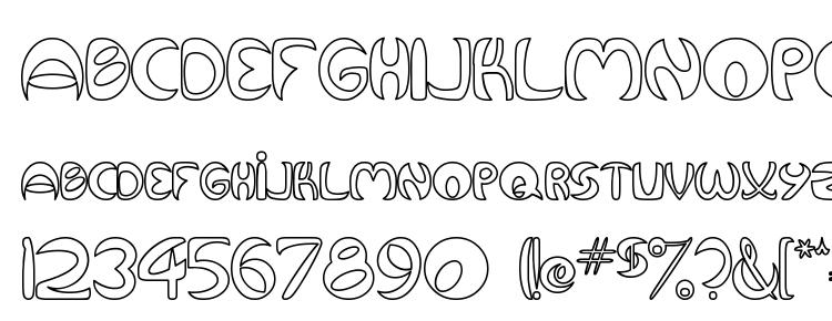 Qurve Hollow Font Download Free / LegionFonts