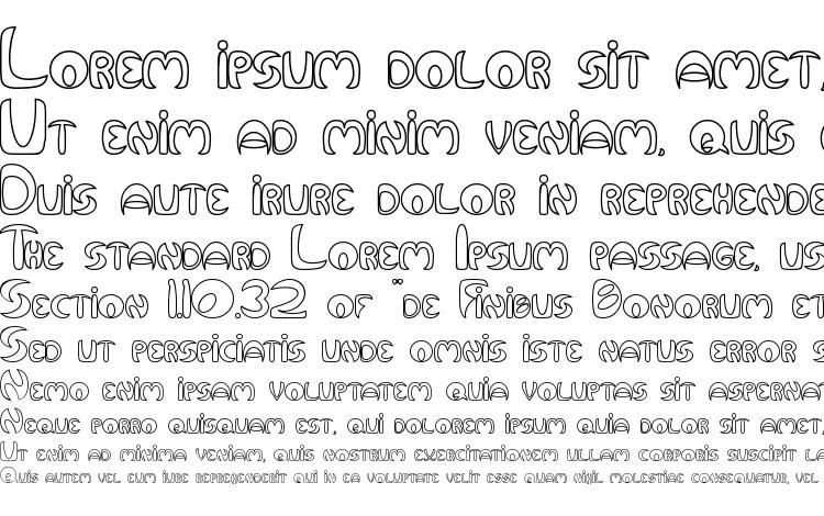 specimens Qurve Hollow font, sample Qurve Hollow font, an example of writing Qurve Hollow font, review Qurve Hollow font, preview Qurve Hollow font, Qurve Hollow font