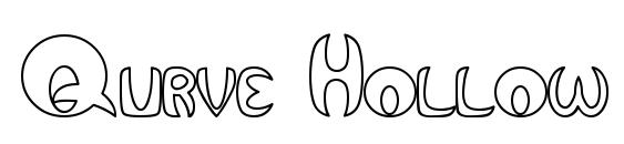 Qurve Hollow Font