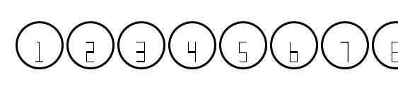 Q° Font, Number Fonts