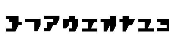 Шрифт R.p.g. katakana, Шрифты для цифр и чисел