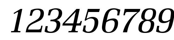R690 Roman Italic Font, Number Fonts