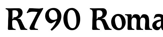 R790 Roman Medium Regular Font