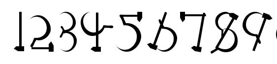 RABBIEA Regular Font, Number Fonts