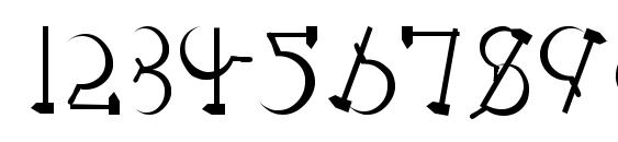 RABBIEB Regular Font, Number Fonts