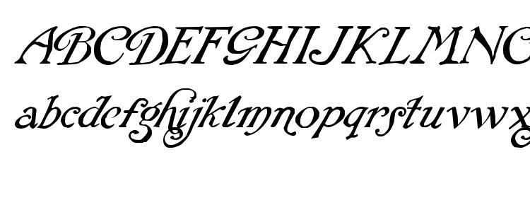 glyphs Rackham Italic font, сharacters Rackham Italic font, symbols Rackham Italic font, character map Rackham Italic font, preview Rackham Italic font, abc Rackham Italic font, Rackham Italic font