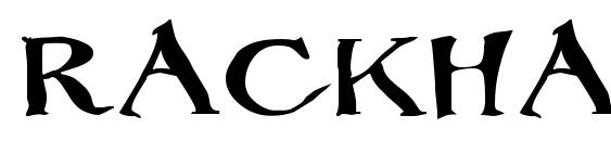 Rackham regular Font