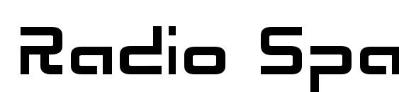 шрифт Radio Space Bold, бесплатный шрифт Radio Space Bold, предварительный просмотр шрифта Radio Space Bold