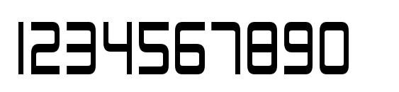 Radio Space Condensed Font, Number Fonts