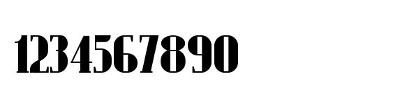 Radioran Font, Number Fonts