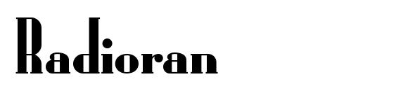 Radioran font, free Radioran font, preview Radioran font