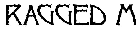 Ragged MF font, free Ragged MF font, preview Ragged MF font