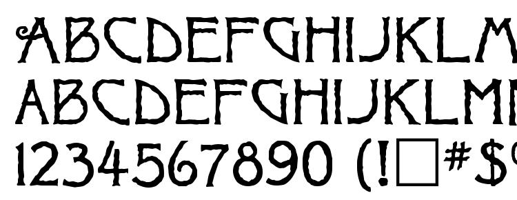 glyphs Ragged regular font, сharacters Ragged regular font, symbols Ragged regular font, character map Ragged regular font, preview Ragged regular font, abc Ragged regular font, Ragged regular font