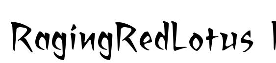 RagingRedLotus BB font, free RagingRedLotus BB font, preview RagingRedLotus BB font