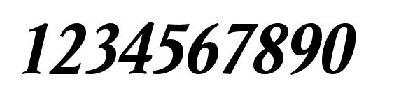 Ragnar BoldItalic Font, Number Fonts