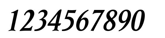 Ragnar SemiBold Italic Font, Number Fonts
