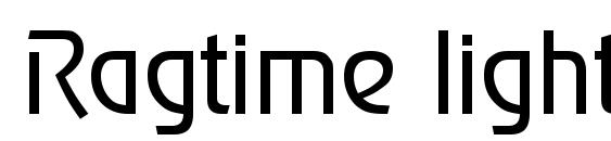 Ragtime light font, free Ragtime light font, preview Ragtime light font