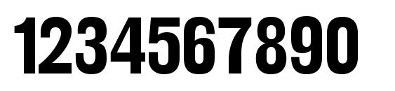 RailroadGothic Font, Number Fonts