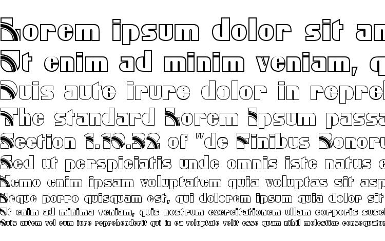 specimens Rainbow font, sample Rainbow font, an example of writing Rainbow font, review Rainbow font, preview Rainbow font, Rainbow font
