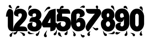 Шрифт Raindancessk bold, Шрифты для цифр и чисел