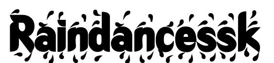 Raindancessk bold font, free Raindancessk bold font, preview Raindancessk bold font