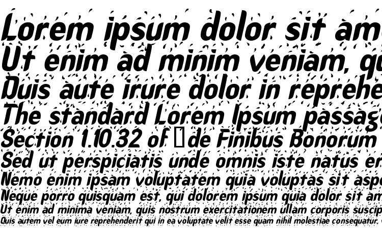 specimens Raindancessk italic font, sample Raindancessk italic font, an example of writing Raindancessk italic font, review Raindancessk italic font, preview Raindancessk italic font, Raindancessk italic font