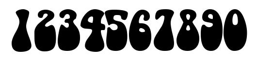 Raindropssk bold Font, Number Fonts