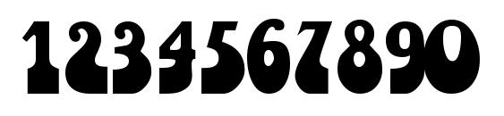 Raindroptoossk bold Font, Number Fonts