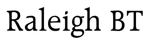 Raleigh BT font, free Raleigh BT font, preview Raleigh BT font