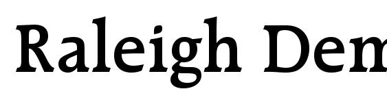 Raleigh Demi Bold BT font, free Raleigh Demi Bold BT font, preview Raleigh Demi Bold BT font