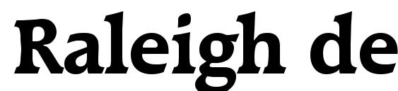 Raleigh demibold font, free Raleigh demibold font, preview Raleigh demibold font