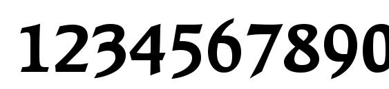 Raleigh LT Bold Font, Number Fonts