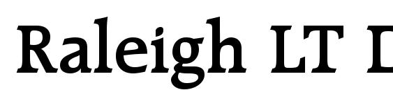 шрифт Raleigh LT Demi Bold, бесплатный шрифт Raleigh LT Demi Bold, предварительный просмотр шрифта Raleigh LT Demi Bold