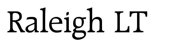 Шрифт Raleigh LT