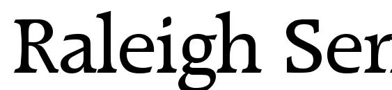 Raleigh Serial Regular DB Font
