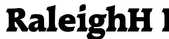 RaleighH Bold font, free RaleighH Bold font, preview RaleighH Bold font